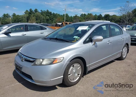 2008 Honda Civic Hybrid из США, поврежденный, VIN JHMFA36248S027685